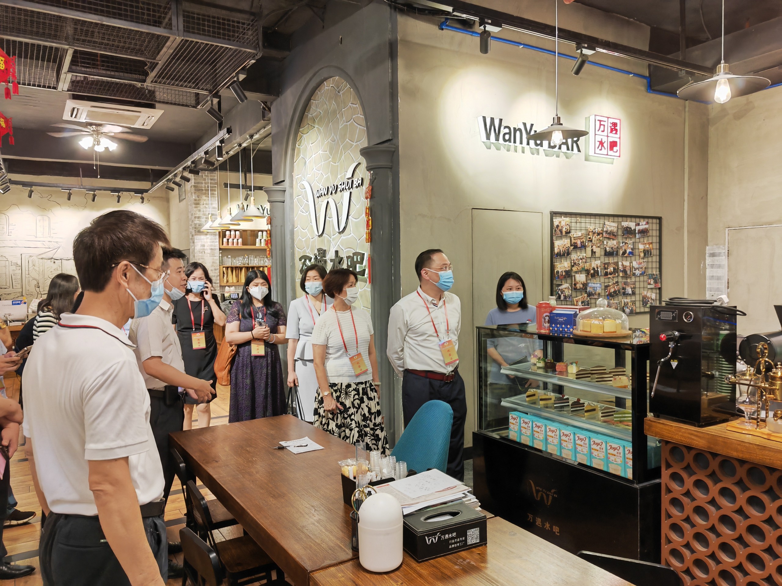 白云区政协袁东华主席一行到松洲街道调研“食材之都”转型升级工作